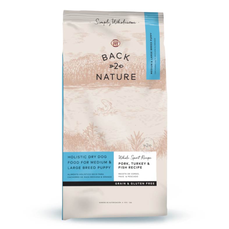 Back 2 Nature Cachorro Razas Medianas y Grandes - Alimento Holistico para Perro, perro, Back 2 Nature, Mister Mascotas Back 2 Nature Cachorro Razas Medianas y Grandes - Alimento Holistico para Perro, perro, Back 2 Nature, Mister Mascotas